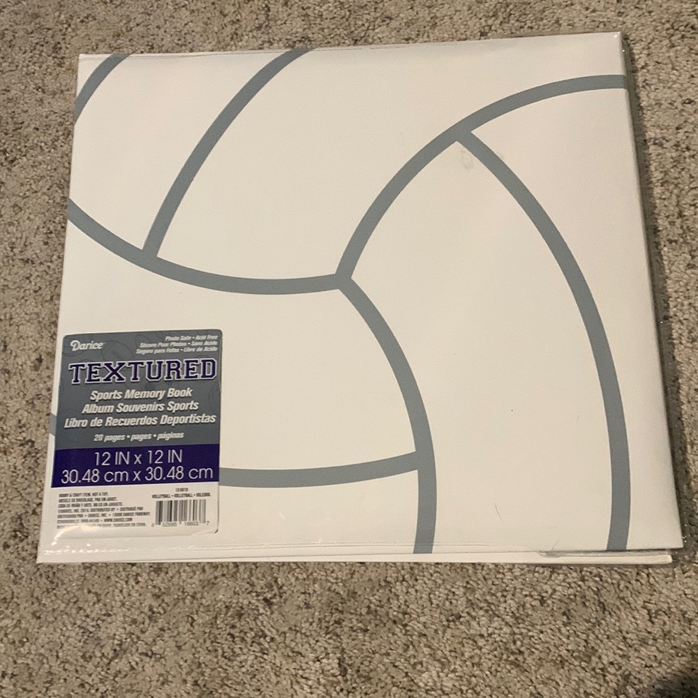 Volleyball Sports Memory Book